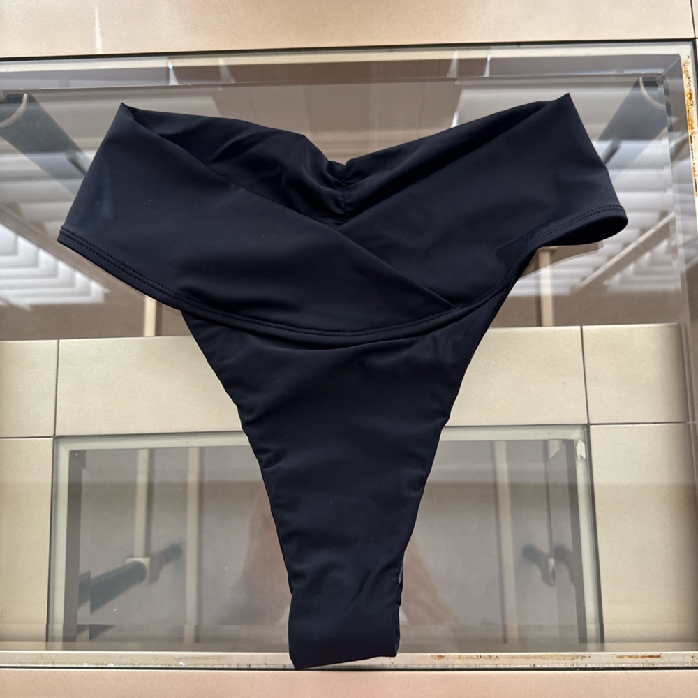 Womens Black Swim Bottoms (M)